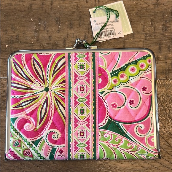 Vera Bradley Other - Vera Bradley Pink and Green Patterned Photo Album
